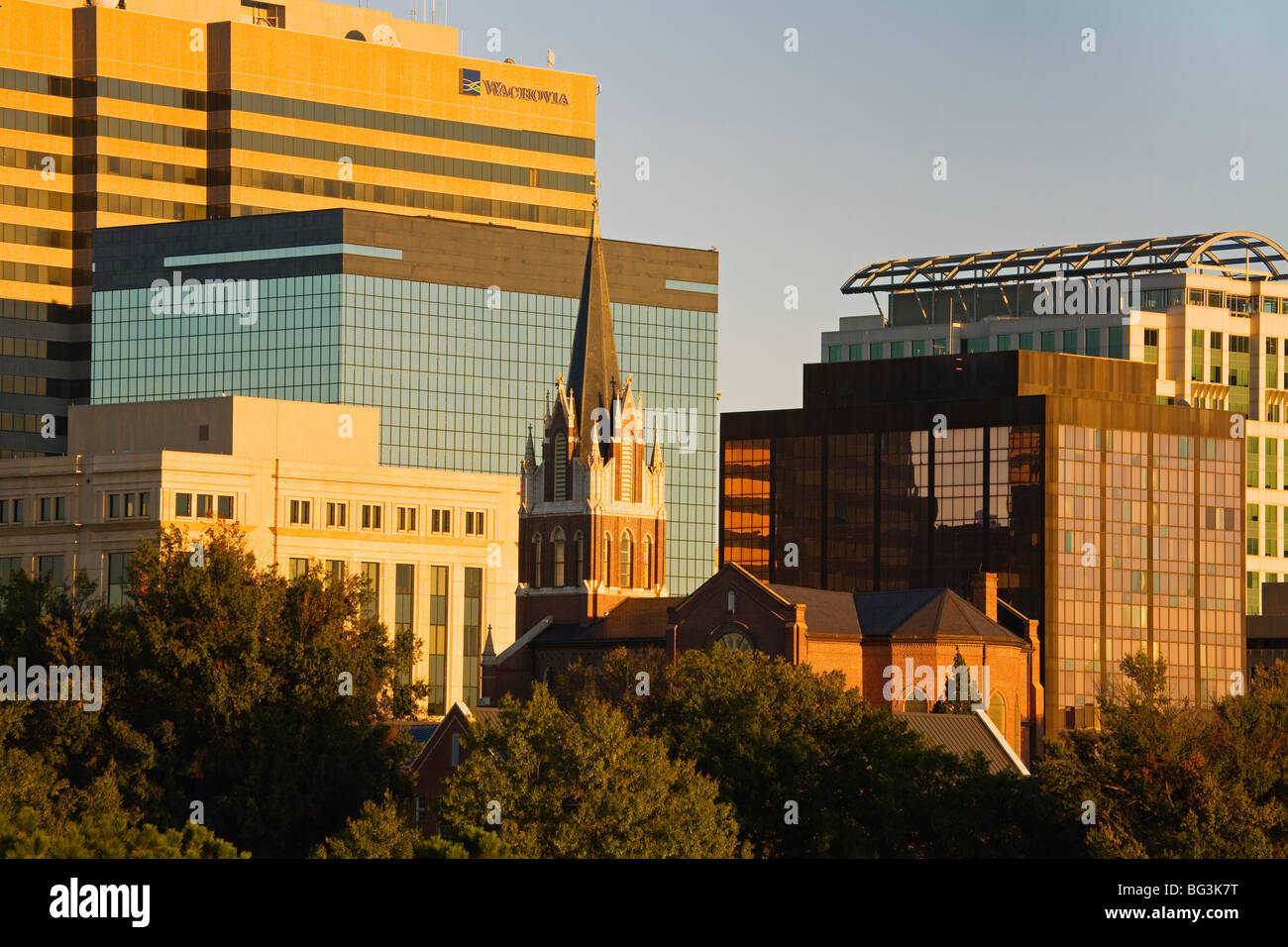 City skyline, Columbia, Caroline du Sud, États-Unis d'Amérique, Amérique du Nord Banque D'Images