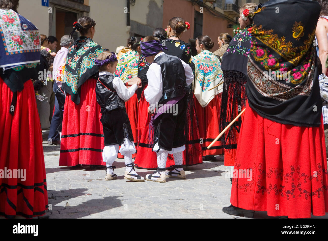 Célébrations de premier vendredi de mai, Jaca, Aragon, Espagne, Europe Banque D'Images