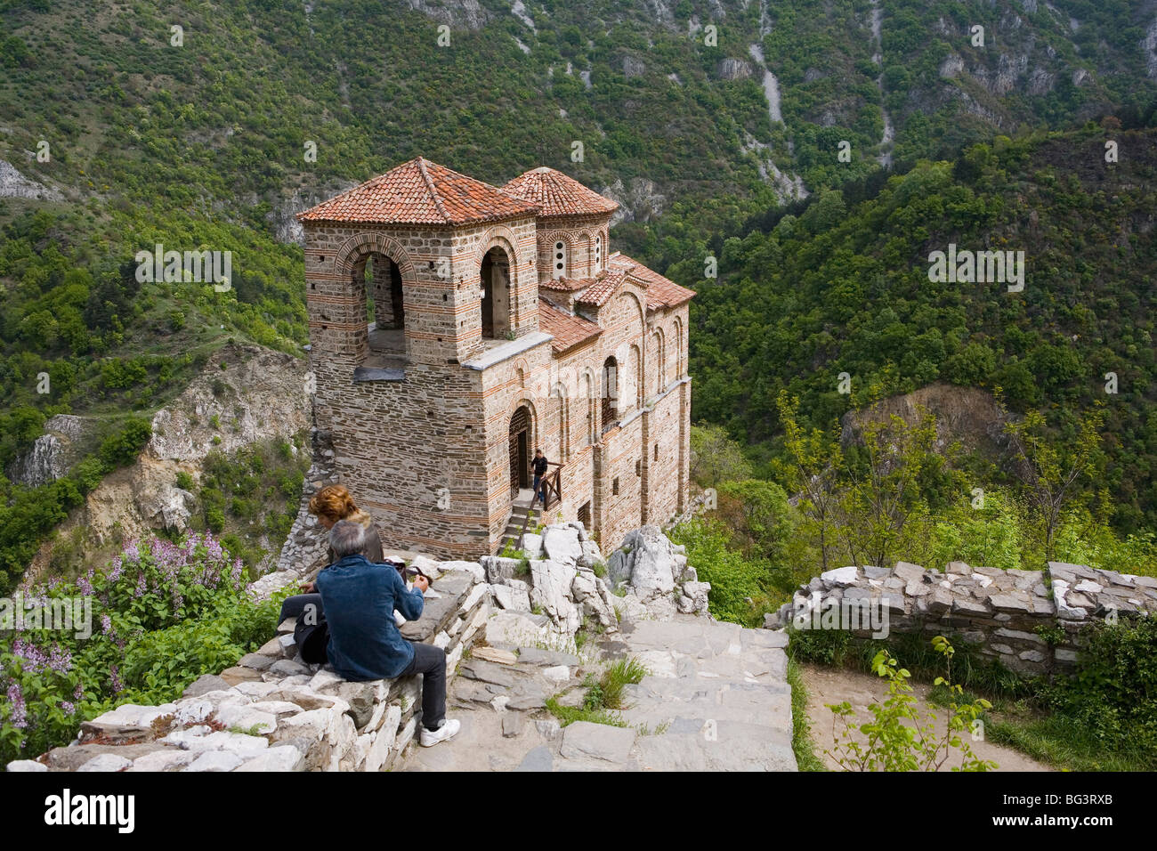 Église de Sainte Marie de Petrich, forteresse d'Assen, Asenovgrad, Bulgarie, Europe Banque D'Images