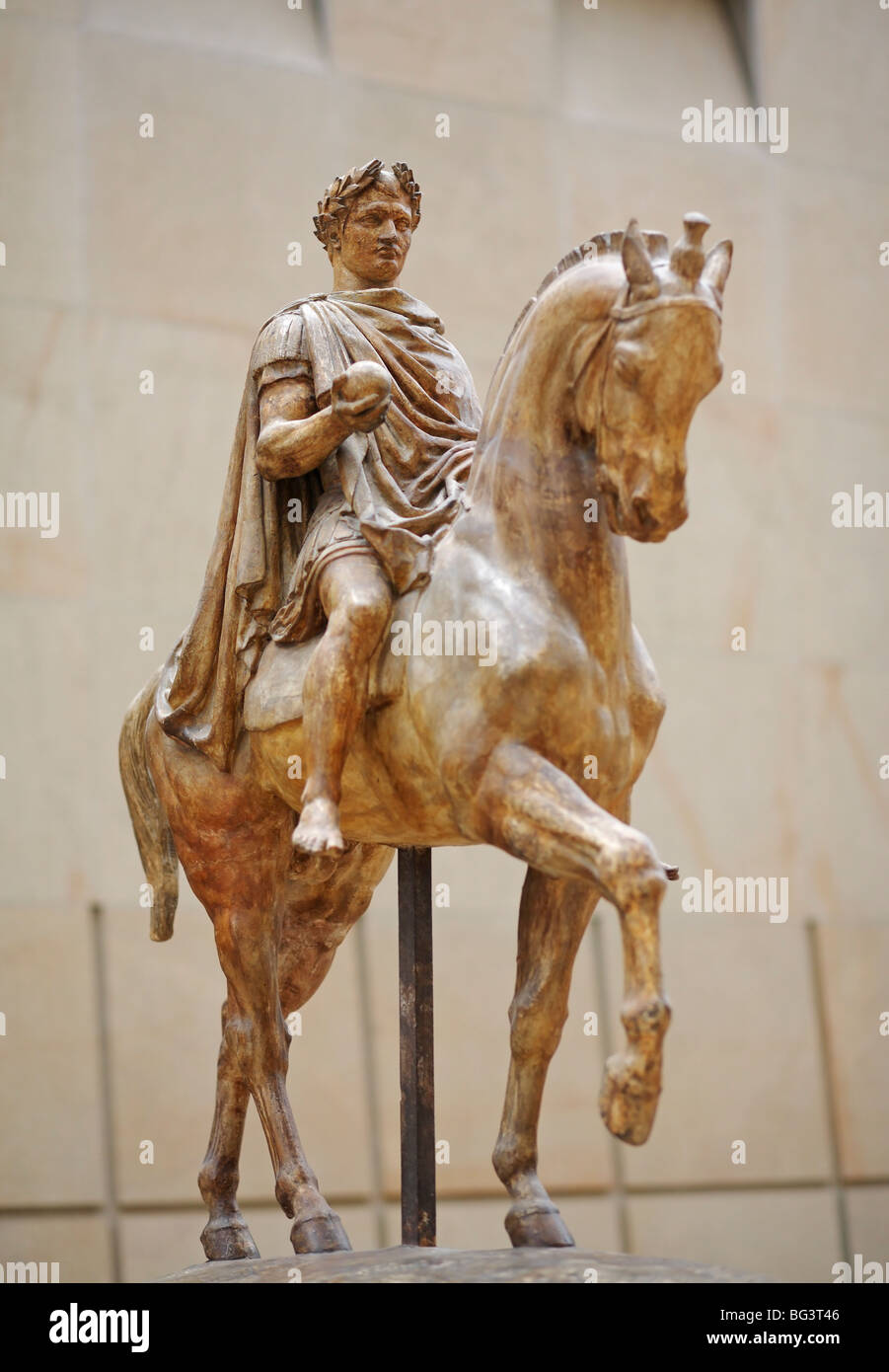 Napoléon I comme un empereur romain par Antoine-Louis Barye , Musée d'Orsay (Musée d'Orsay), Paris, France Banque D'Images