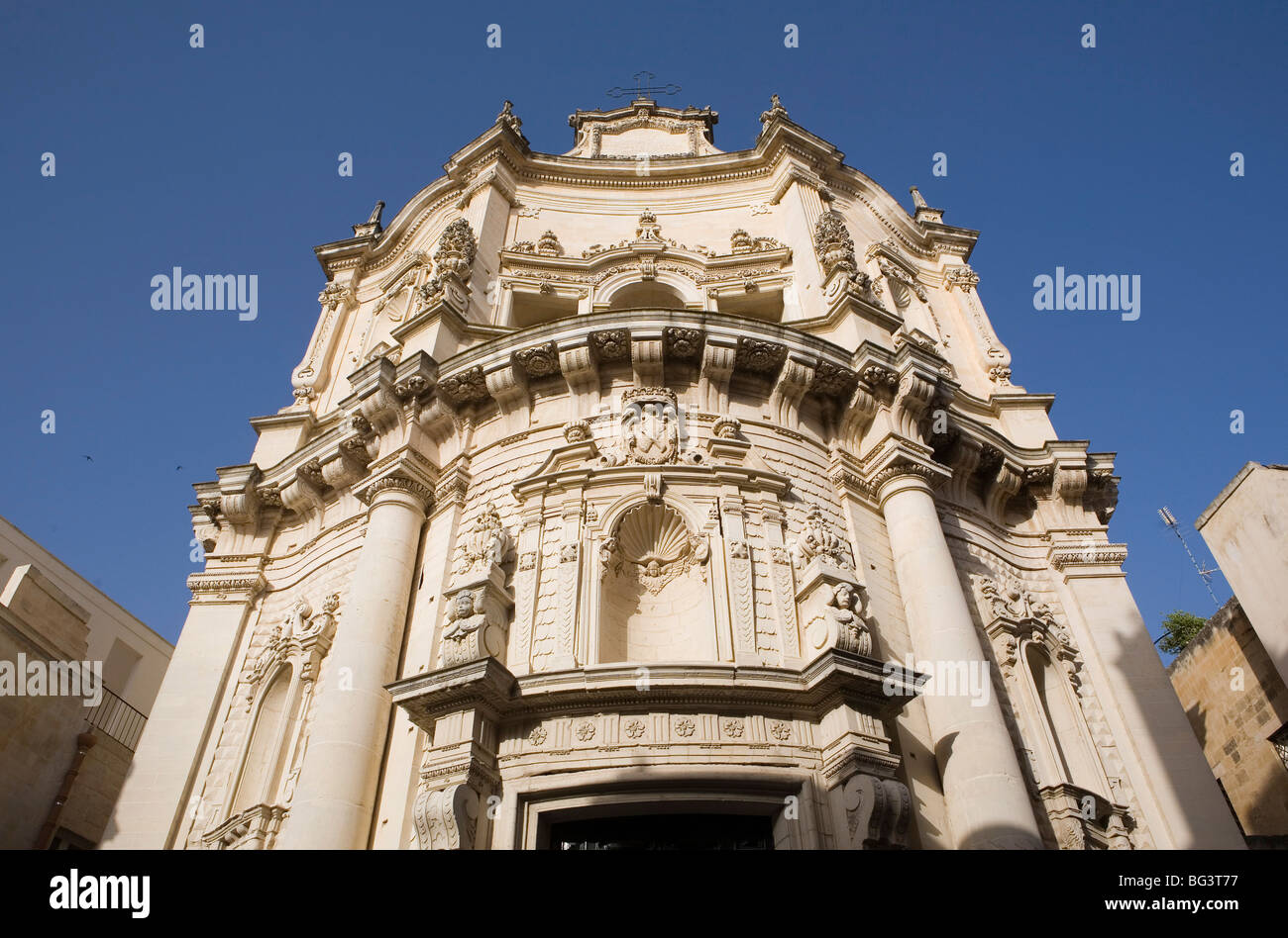 L'église San Matteo, province de Lecce, Lecce, Pouilles, Italie, Europe Banque D'Images