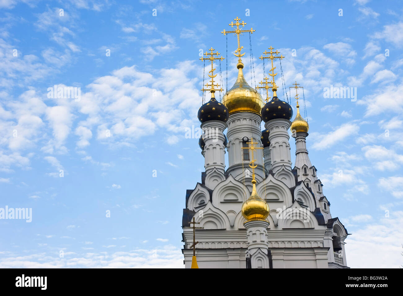 Dans l'Église orthodoxe russe de Kaliningrad, Bagrationovsk, la Russie, l'Europe Banque D'Images