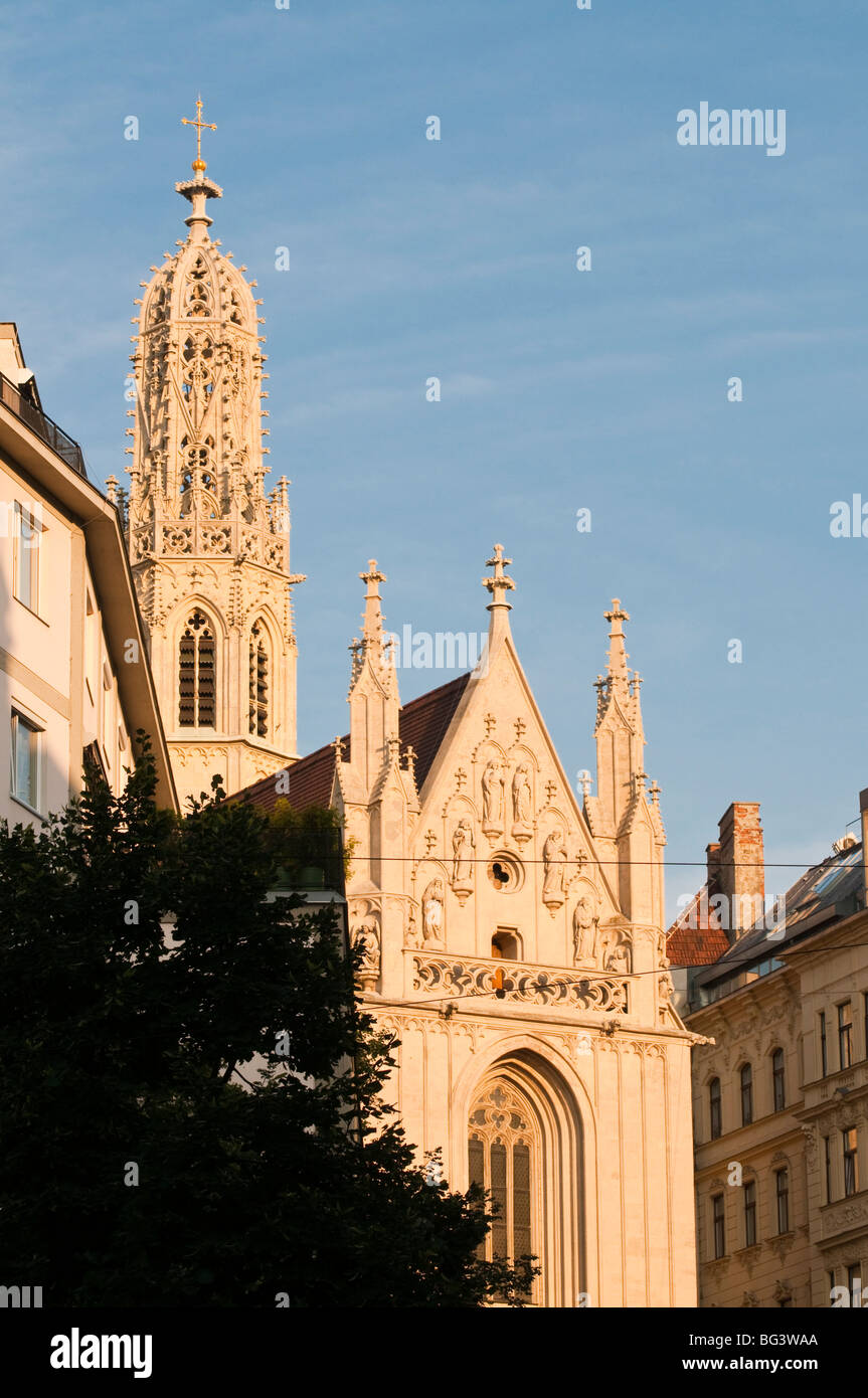 Gotische Kirche Maria am Gestade, Wien, Österreich | église gothique Maria am Gestade, Vienne, Autriche Banque D'Images