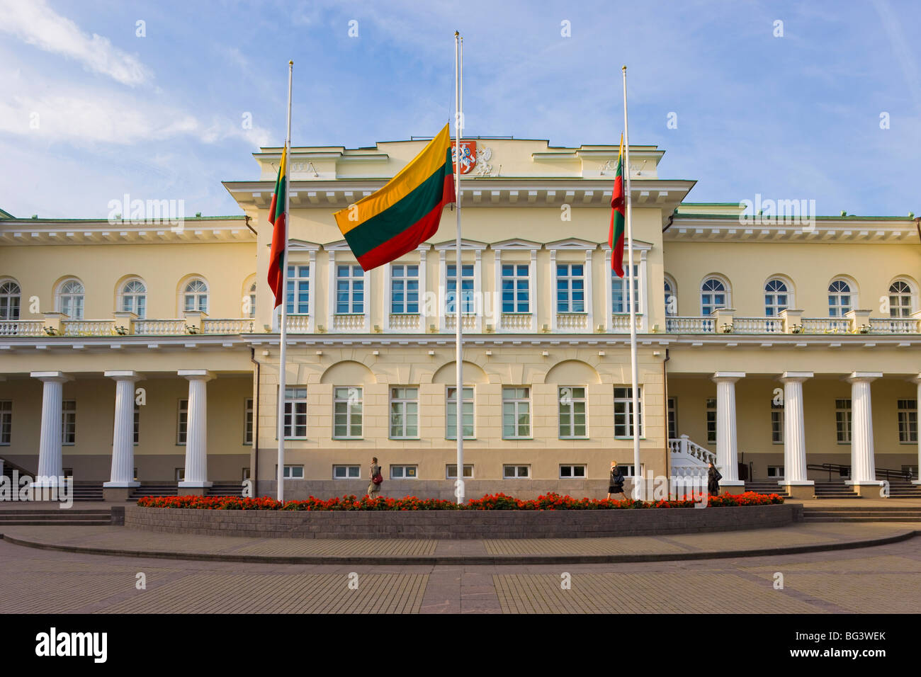 Palais présidentiel, Vilnius, Lituanie, Pays Baltes, Europe Banque D'Images