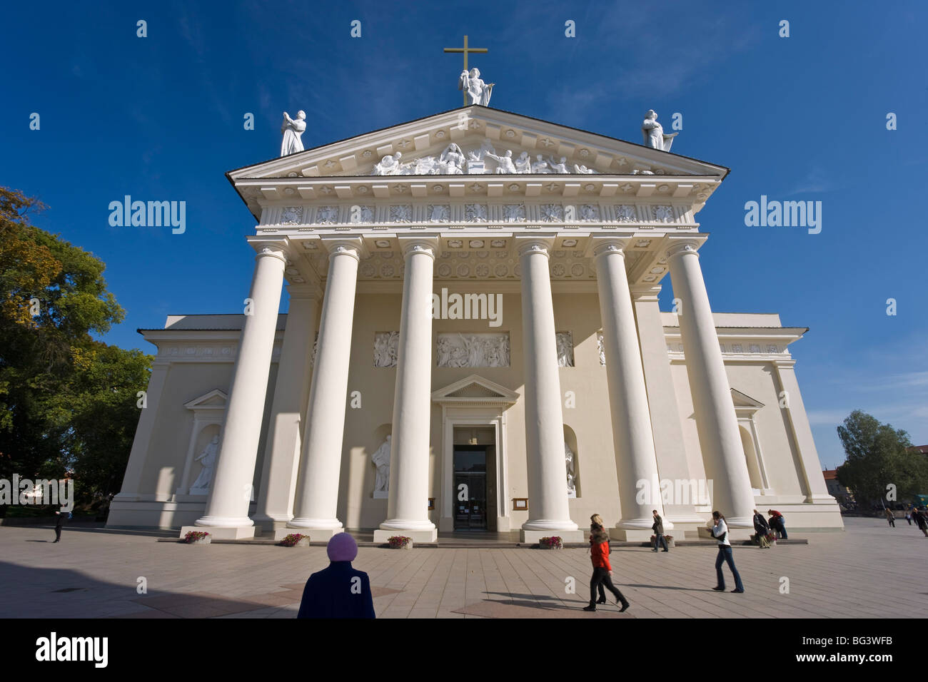 Cathédrale, Vilnius, Lituanie, Pays Baltes, Europe Banque D'Images