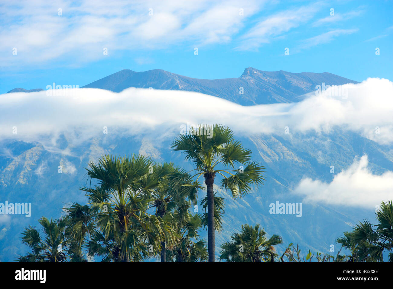 Volcan de Karangasem, Bali, Indonésie, Asie du Sud, Asie Banque D'Images