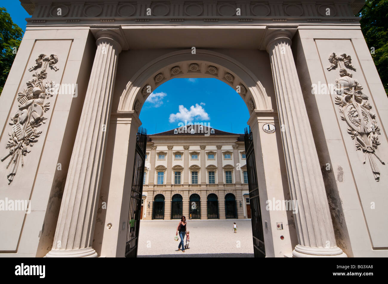 Palais Liechtenstein, Wien, Österreich | Palais Liechtenstein, Vienne, Autriche Banque D'Images