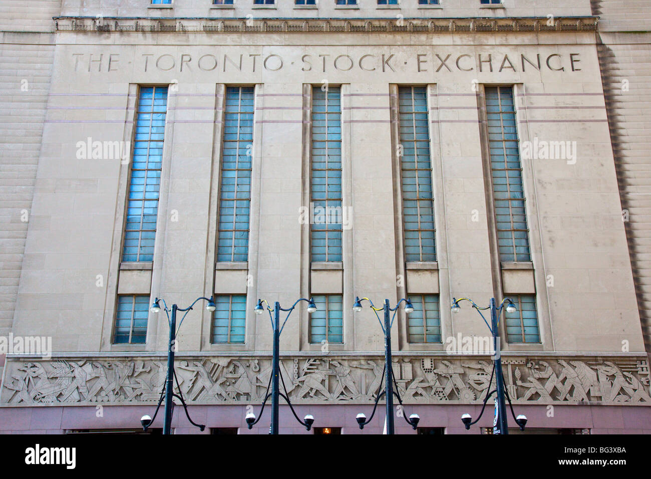 En Bourse de Toronto Canada Banque D'Images