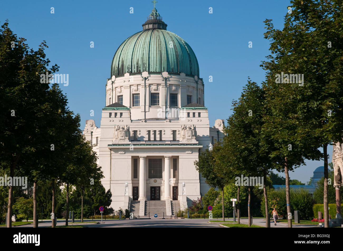 Karl-Borromäus-Kirche, Wiener Zentralfriedhof, Wien, Österreich | église, cimetière central, Vienne, Autriche Banque D'Images