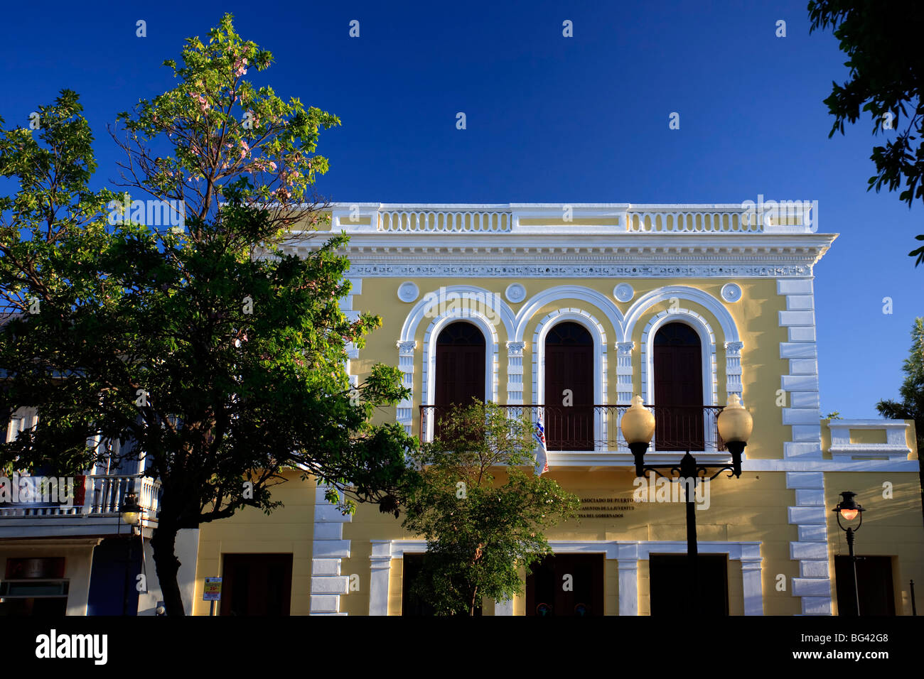 Puerto Rico, Côte Sud, Ponce, Plaza de Las Delicias Banque D'Images