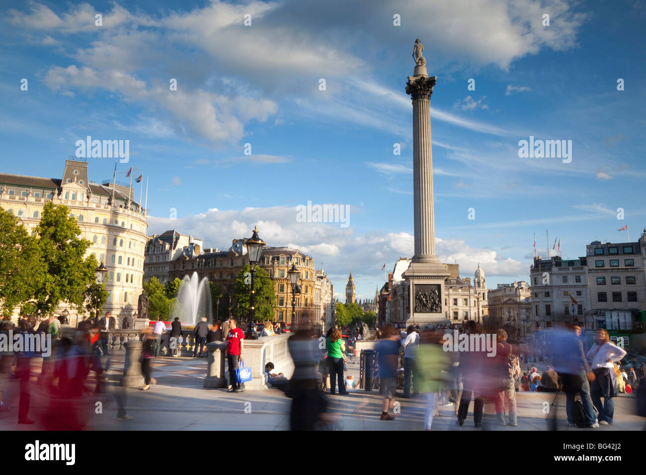 Trafalgar Square, Londres, Angleterre Banque D'Images