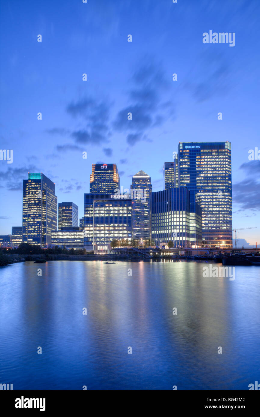Canary Wharf, les Docklands, Londres, Angleterre Banque D'Images