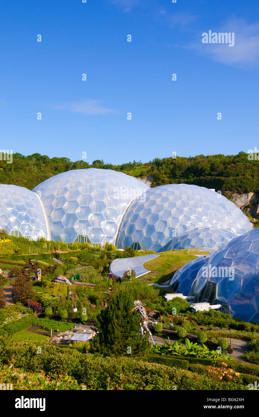 Royaume-uni, Angleterre, Cornouailles, Eden Project Banque D'Images