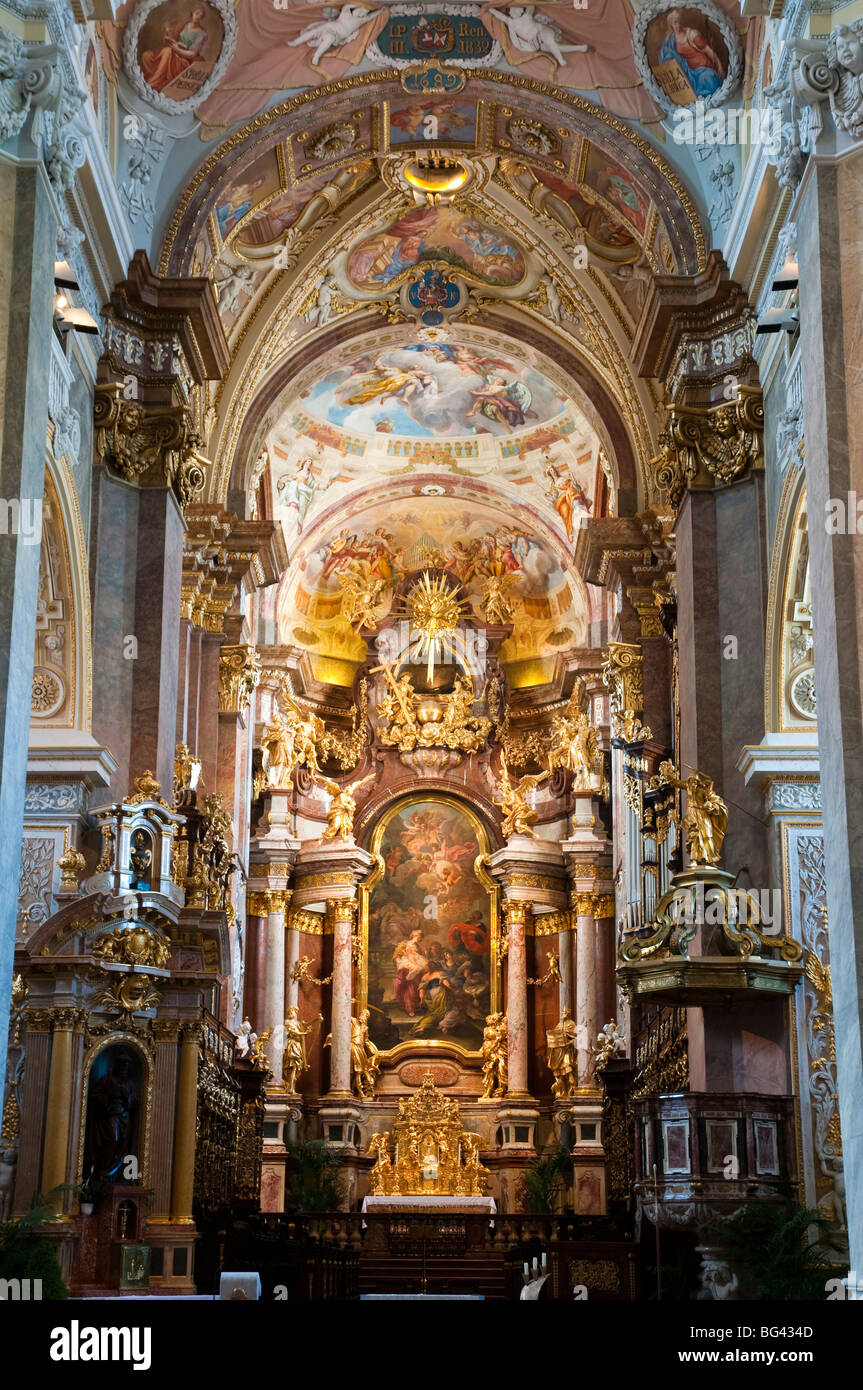 Klosterkirche innen, Stift Klosterneuburg, Wien, Österreich | église, l'abbaye de Klosterneuburg, Vienne, Autriche Banque D'Images