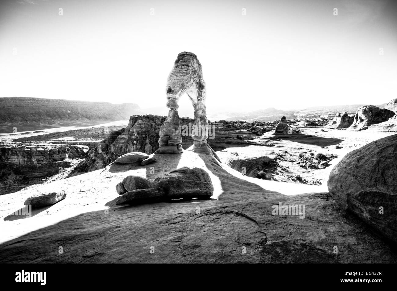 USA, Utah, Arches National Park, Delicate Arch Banque D'Images