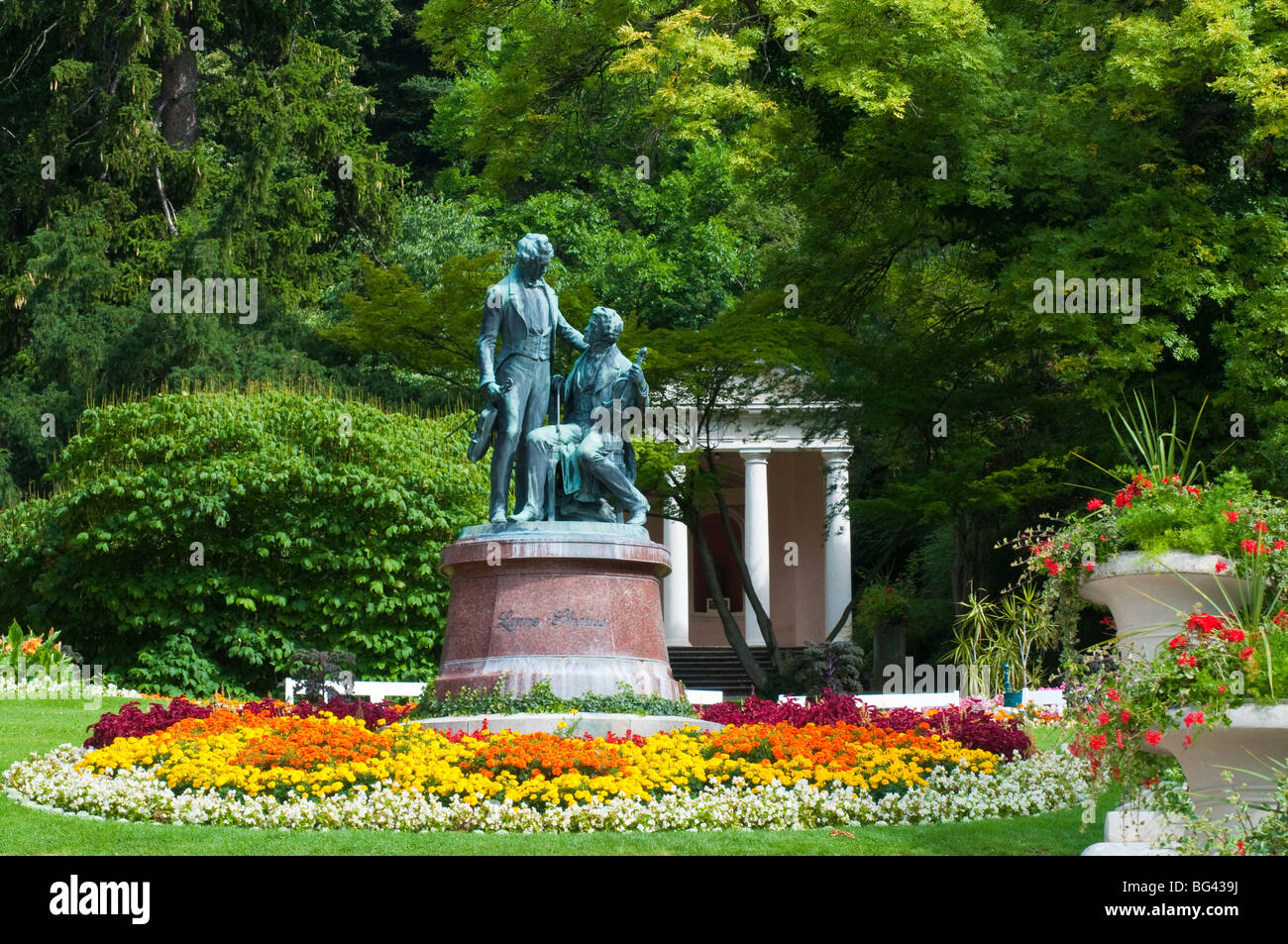Kurpark, Baden bei Wien, Wien, Österreich | spa gardens, Baden, Niederösterreich, Autriche Banque D'Images