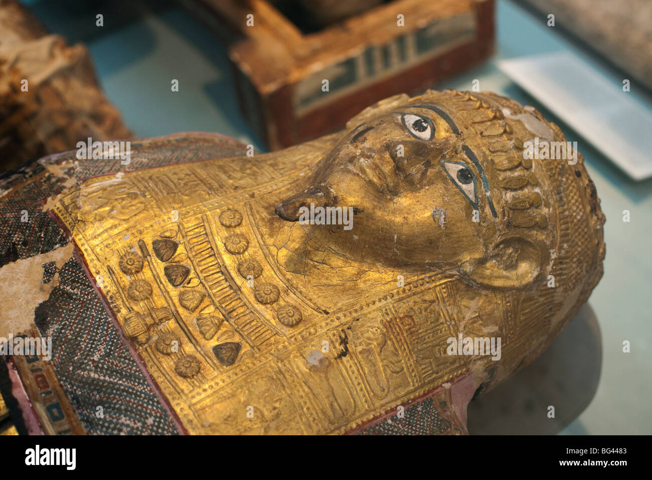 L'Angleterre, Londres, British Museum, Momies Banque D'Images