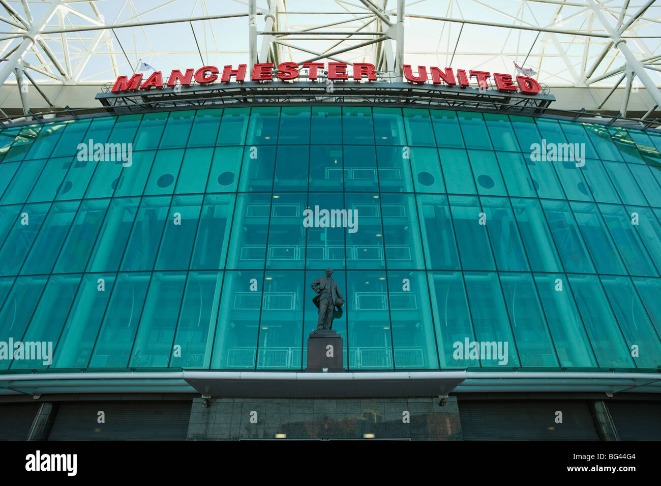 L'Angleterre, dans le Lancashire, Manchester, Salford, stade de football Old Trafford Banque D'Images