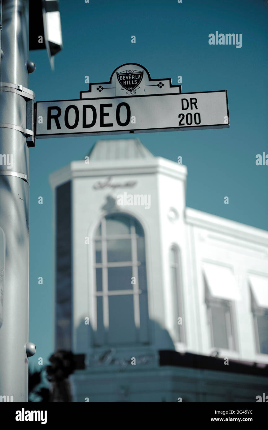 USA, Californie, Los Angeles, Beverly Hills, Rodeo Drive Banque D'Images