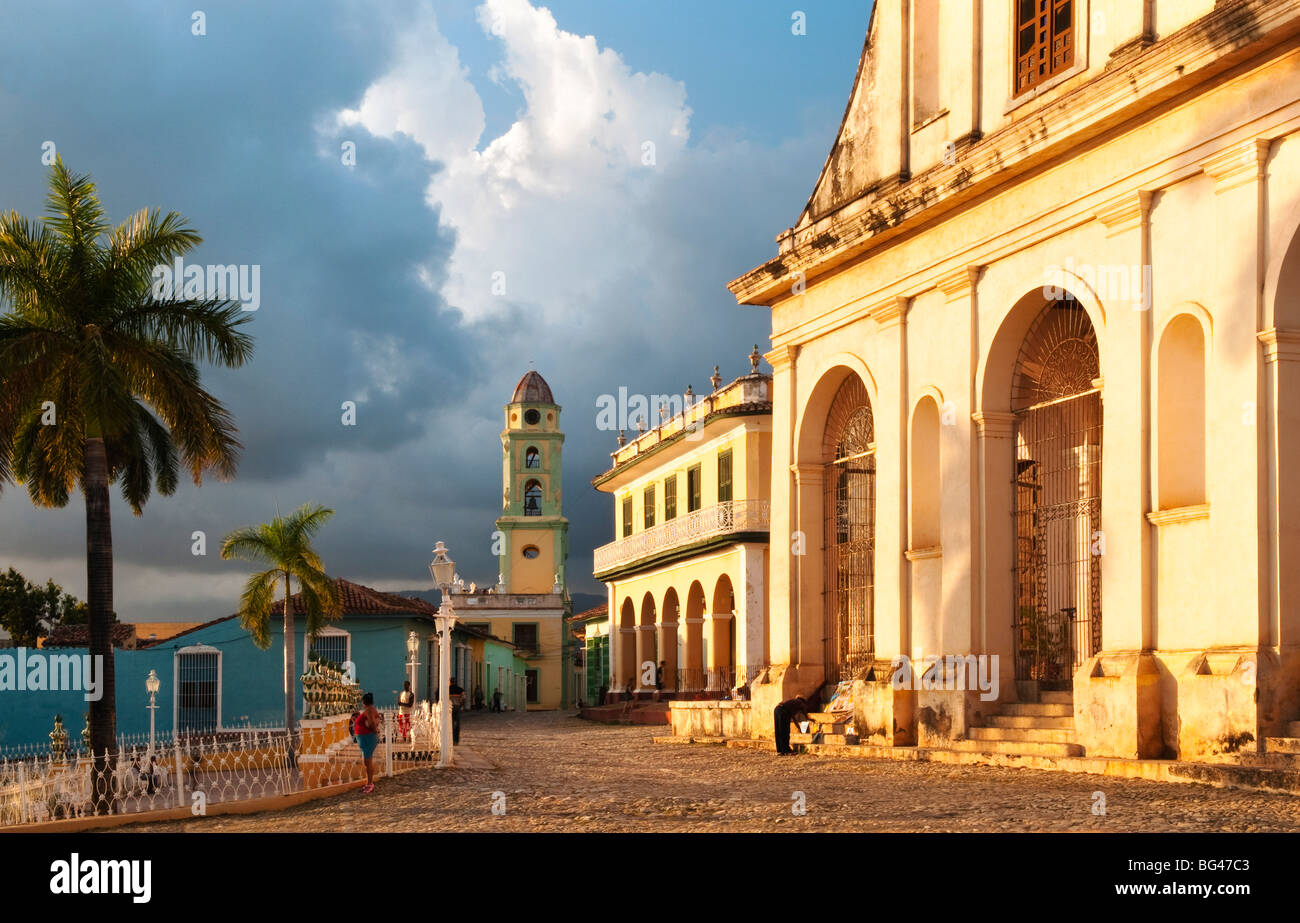 Coucher du soleil à Trinidad, Cuba, Caraïbes Banque D'Images