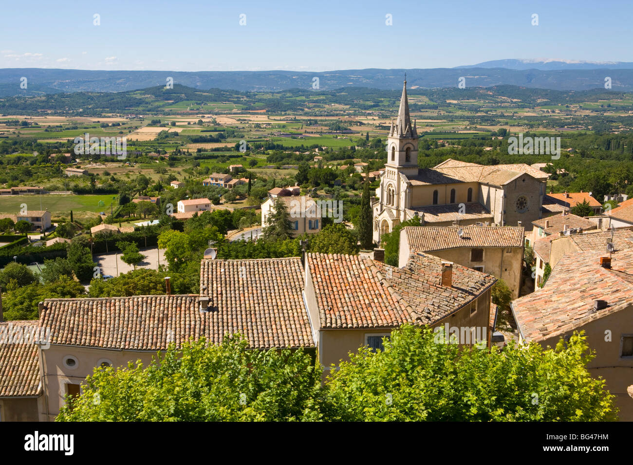 Bonnieux Vaucluse à vers Gordes, Provence Alpes Cote d Azur, France Banque D'Images