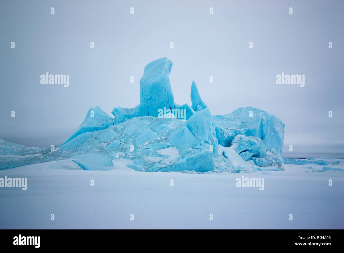 Iceberg, Snow Hill Island, mer de Weddell, l'Antarctique Banque D'Images