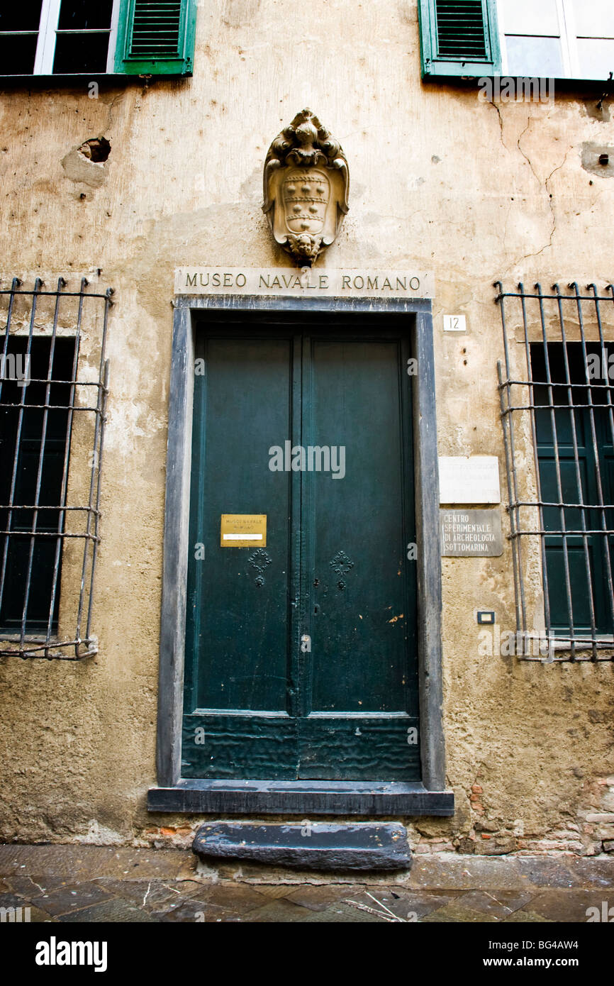 Musée naval romain, Albenga, Savone, Italie province Banque D'Images