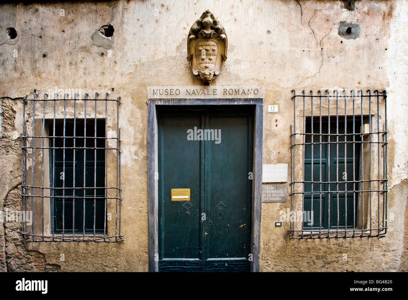 Musée naval romain, Albenga, Savone, Italie province Banque D'Images