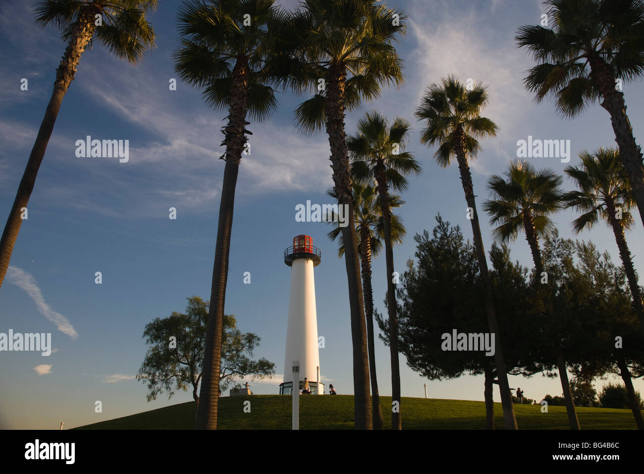 États-unis, Californie, Long Beach, village riverain Lighthouse Banque D'Images