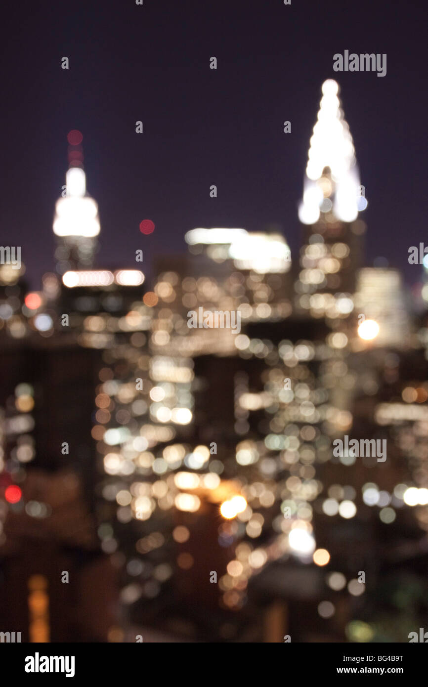 Chrysler Building & Midtown Manhattan Skyline, New York City, USA Banque D'Images
