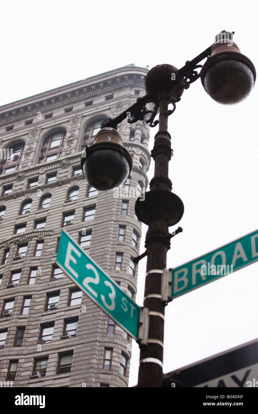 Flatiron Building, Broadway, Manhattan, New York City, New York, États-Unis d'Amérique, Amérique du Nord Banque D'Images