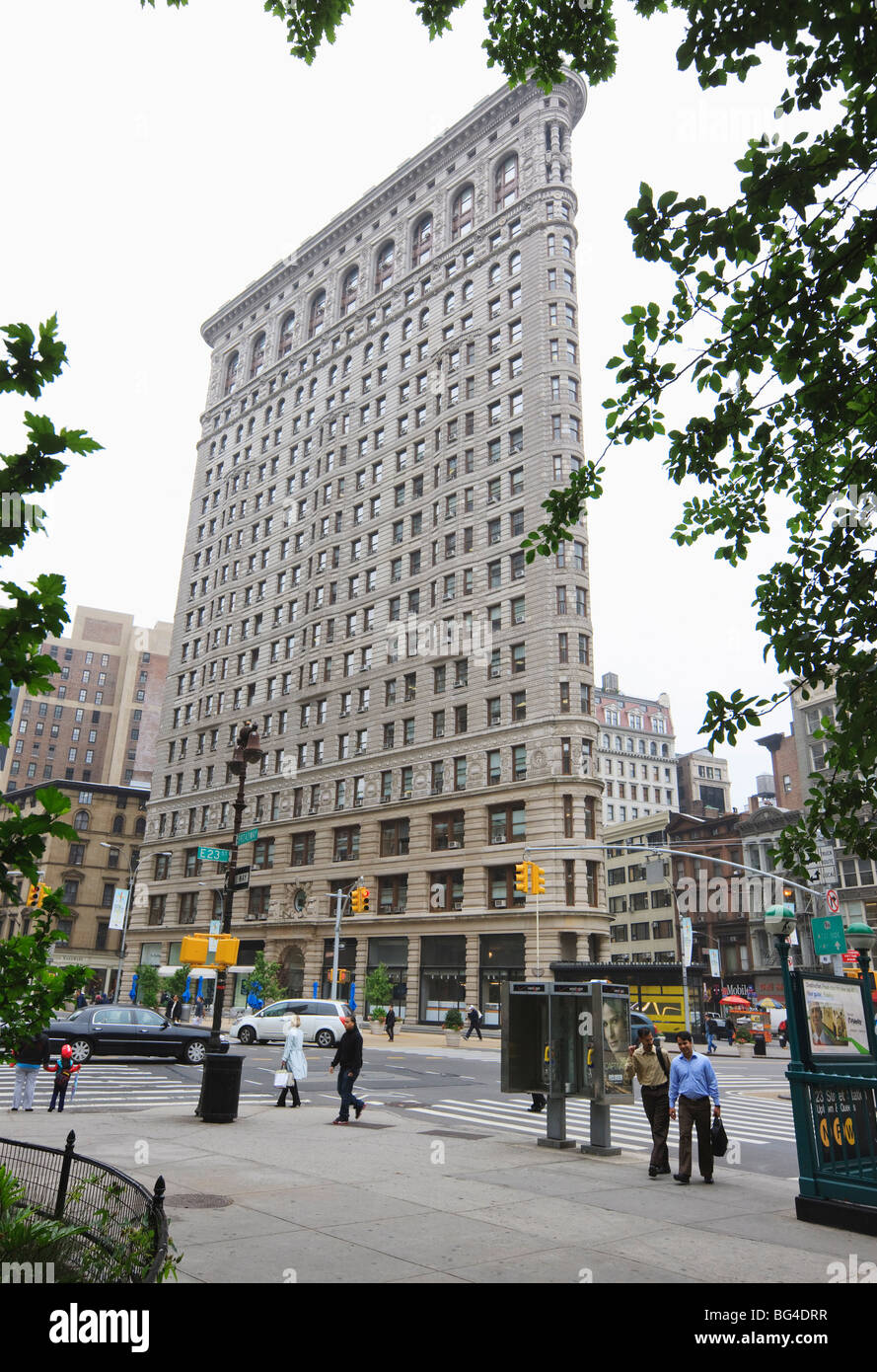Flatiron Building, Broadway, Manhattan, New York City, New York, États-Unis d'Amérique, Amérique du Nord Banque D'Images