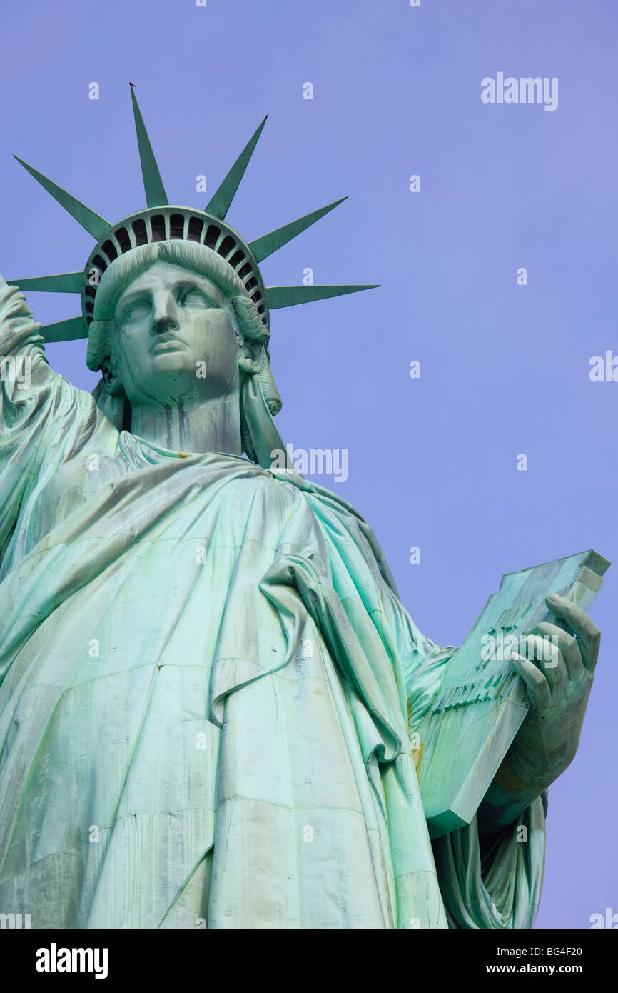 La Statue de la liberté, Liberty Island, New York City, New York, États-Unis d'Amérique, Amérique du Nord Banque D'Images