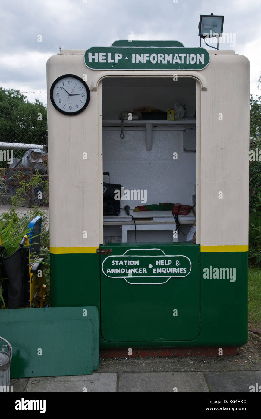 Une série de 20 photographies prises du Sittingbourne et Kemsley Light Railway dans le Kent, England, UK Banque D'Images