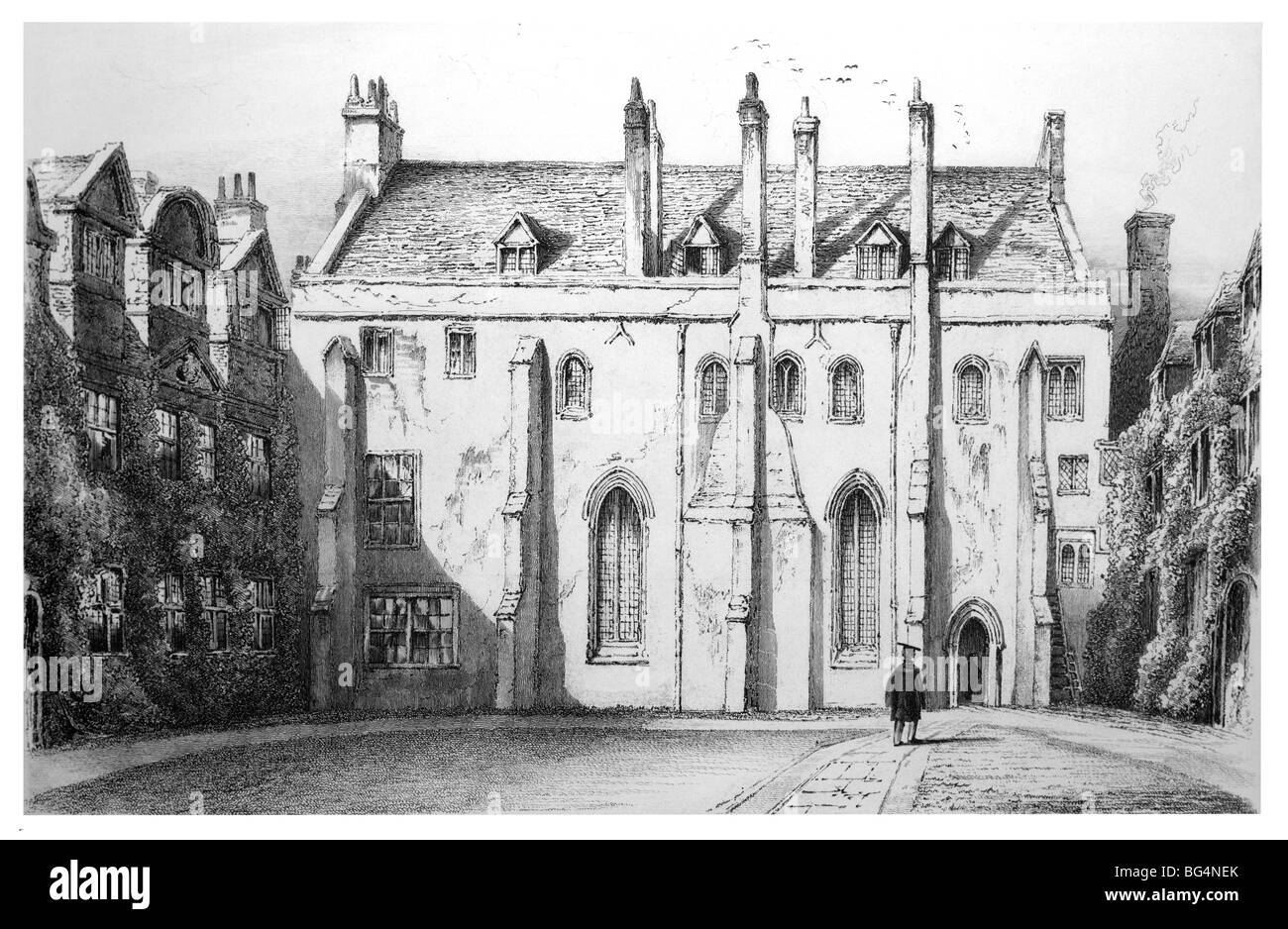 Pembroke College, Cambridge - Hall Banque D'Images