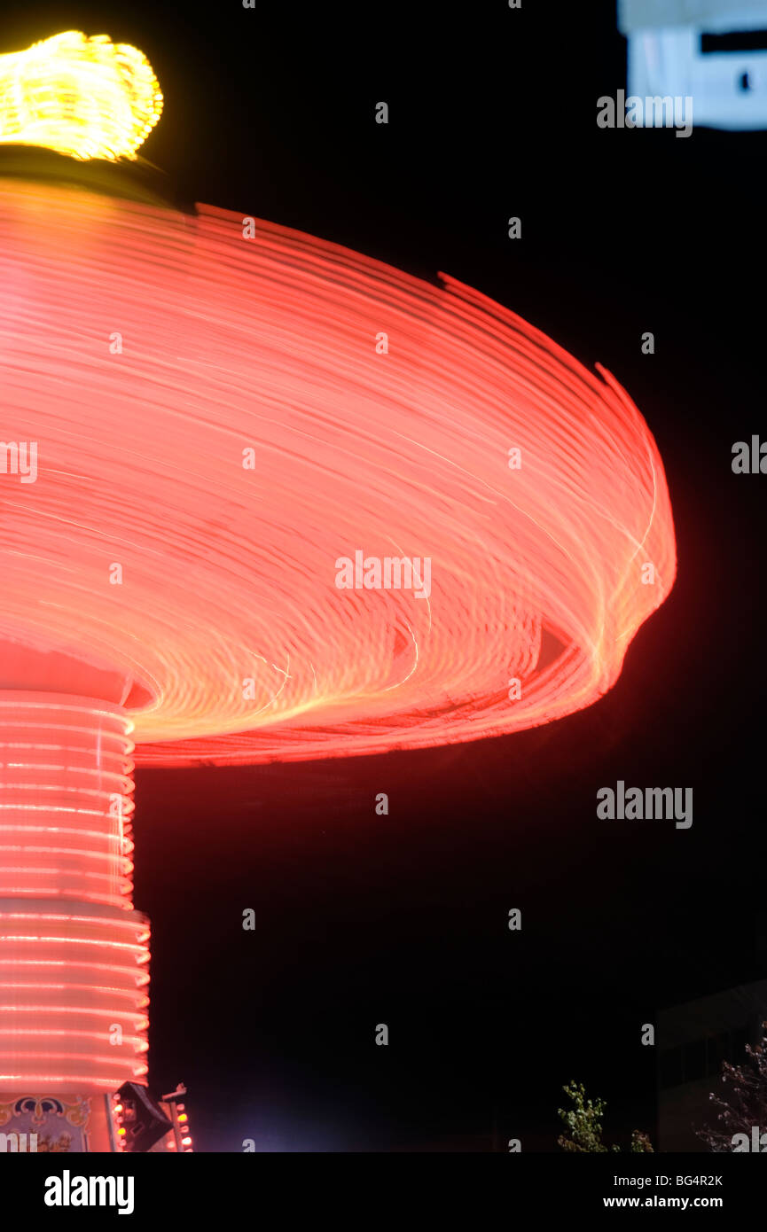 Carnival ride à la Puyallup Fair Banque D'Images