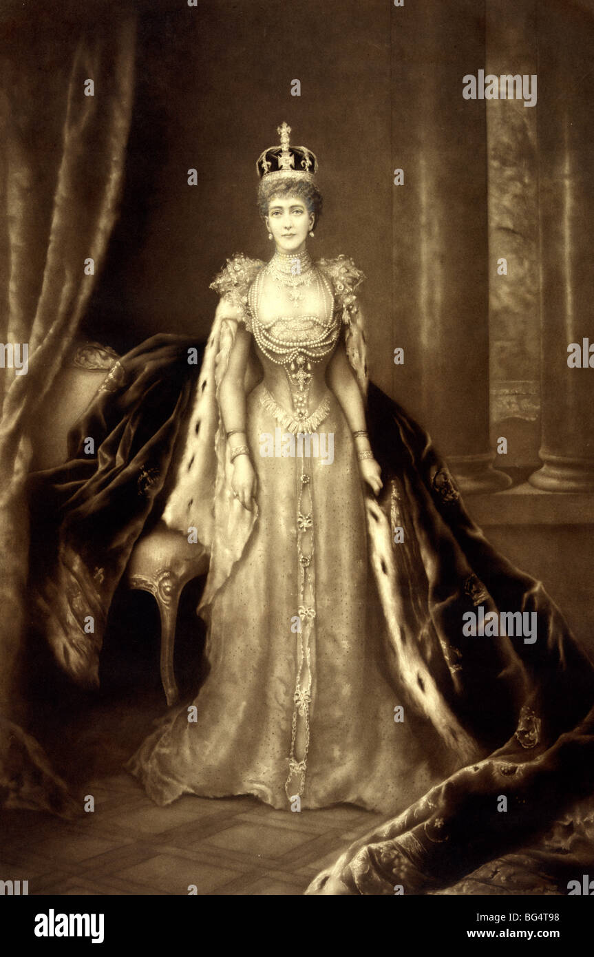 La Reine Alexandra - 1 décembre 1844 - 20 novembre 1925 Banque D'Images