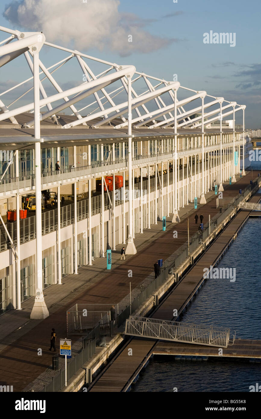 Excel London conference arena Royal Victoria Dock North Woolwich East London England uk go Banque D'Images