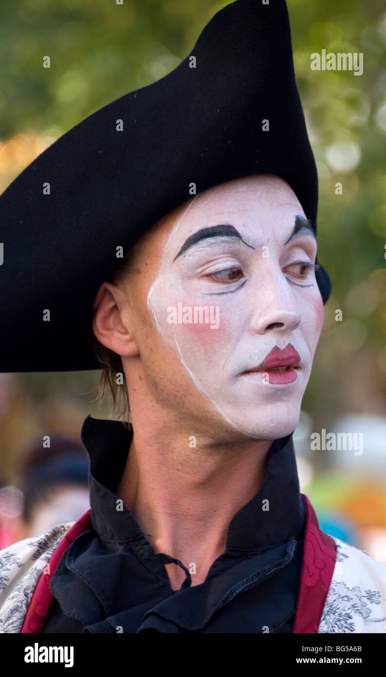 Participant au Festival d'Avignon annuel Banque D'Images