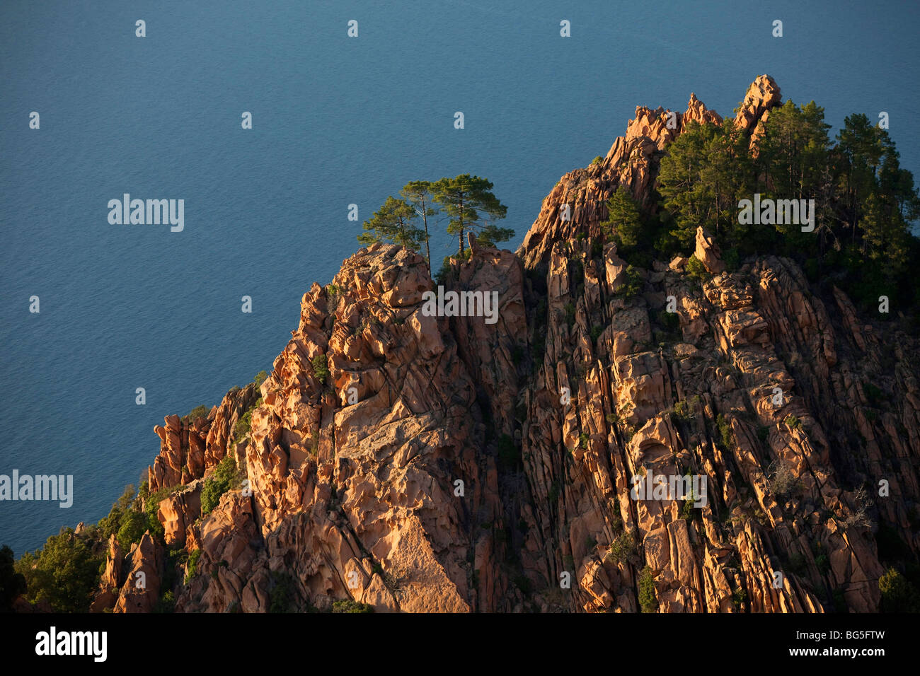 France, Corse du Sud, des Calanches de Piana Banque D'Images