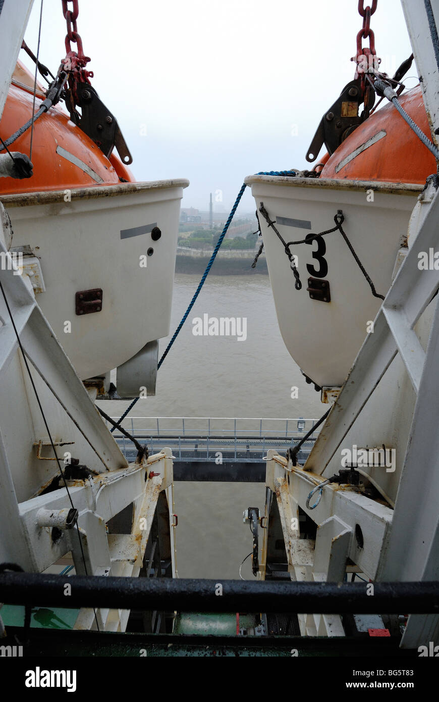 Canots de Liverpool Birkenhead ferry de Viking de Dublin Irlande Banque D'Images