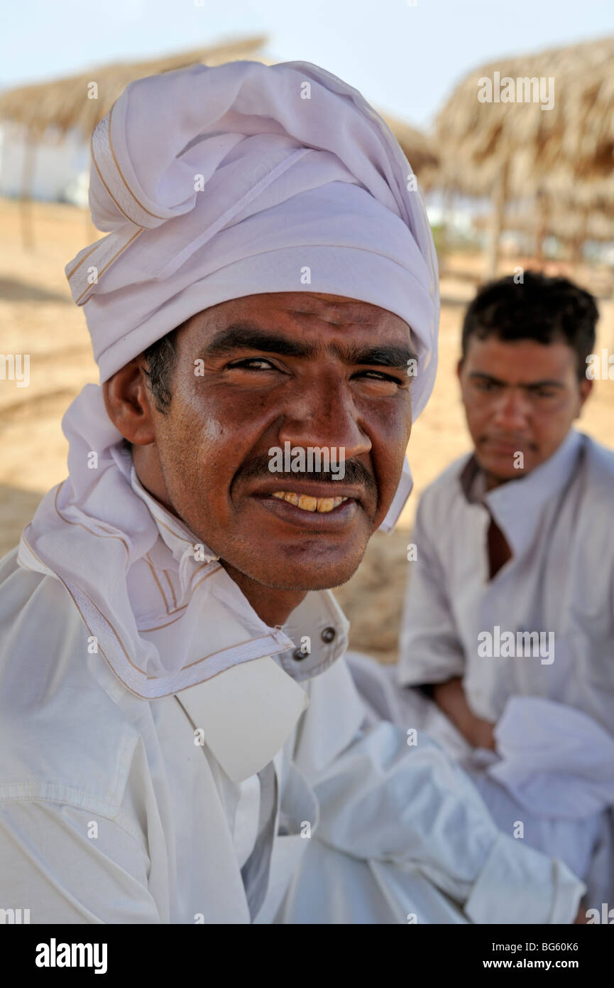 Les hommes arabes bédouines, Egypte Banque D'Images