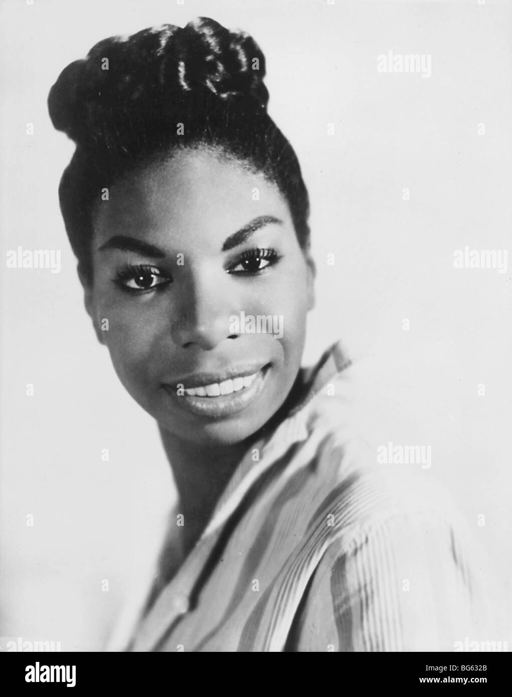 NINA SIMONE (1933-2003) chanteur Banque D'Images