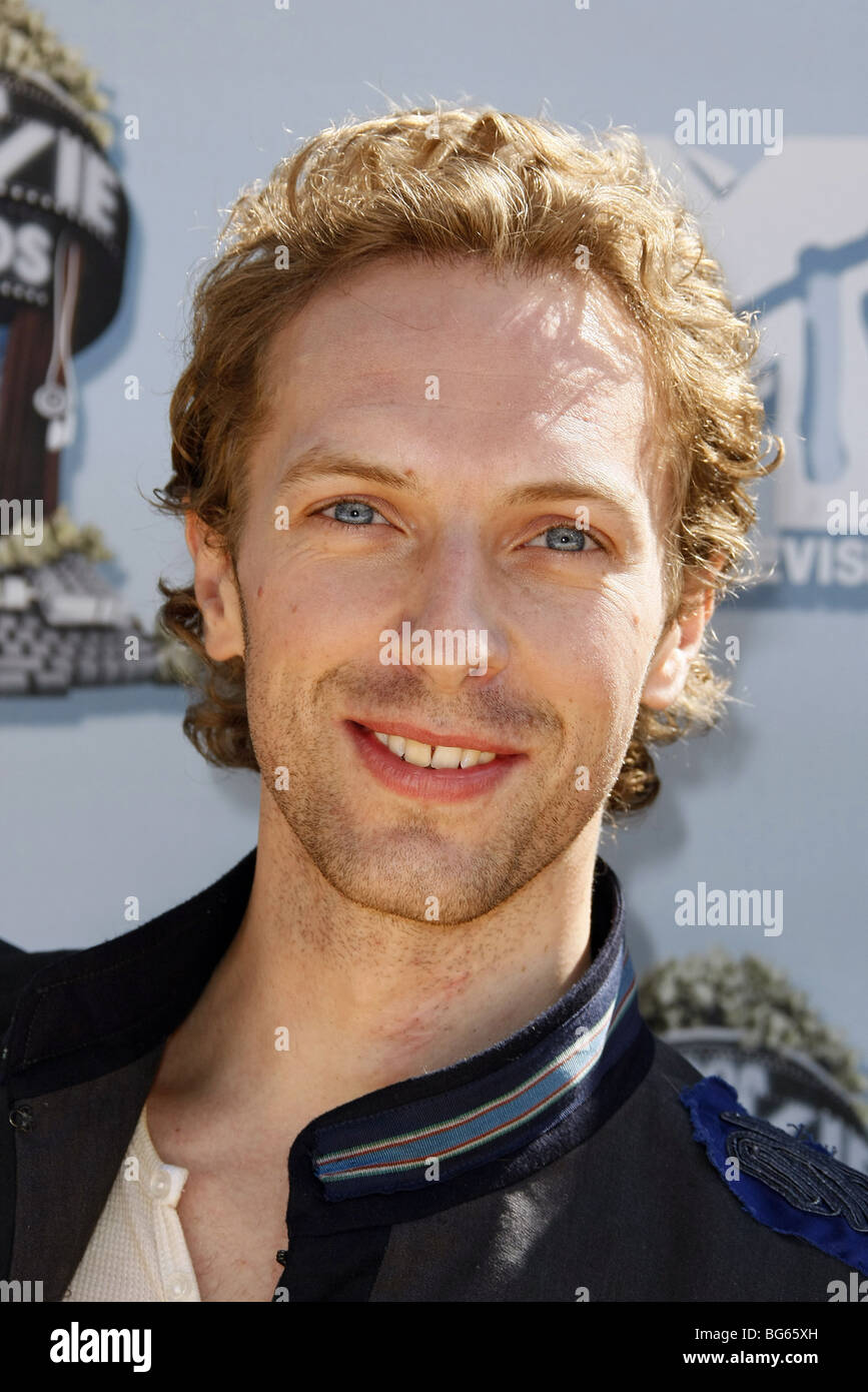 CHRIS MARTIN 2008 MTV Movie Awards Universal Studios CALIFORNIA USA 01 Juin 2008 Banque D'Images