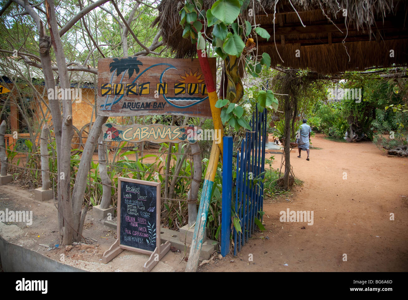 La Cabane De Plage Darugam Bay Au Sri Lanka Un Ensemble