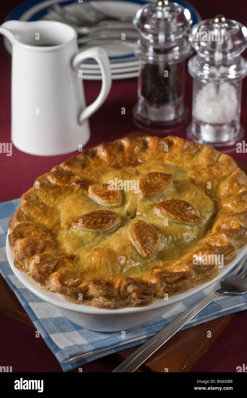 Steak and kidney pie Banque D'Images