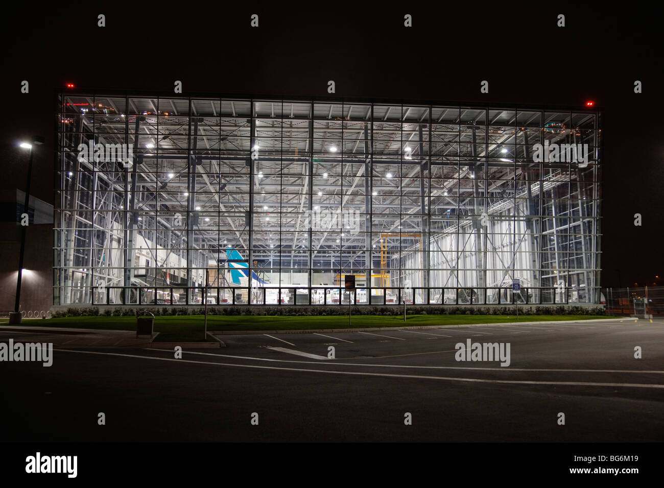 British Columbia Institute of Technology (BCIT) Aerospace Technology Campus (ATC), Sea Island, Richmond, BC, Canada Banque D'Images