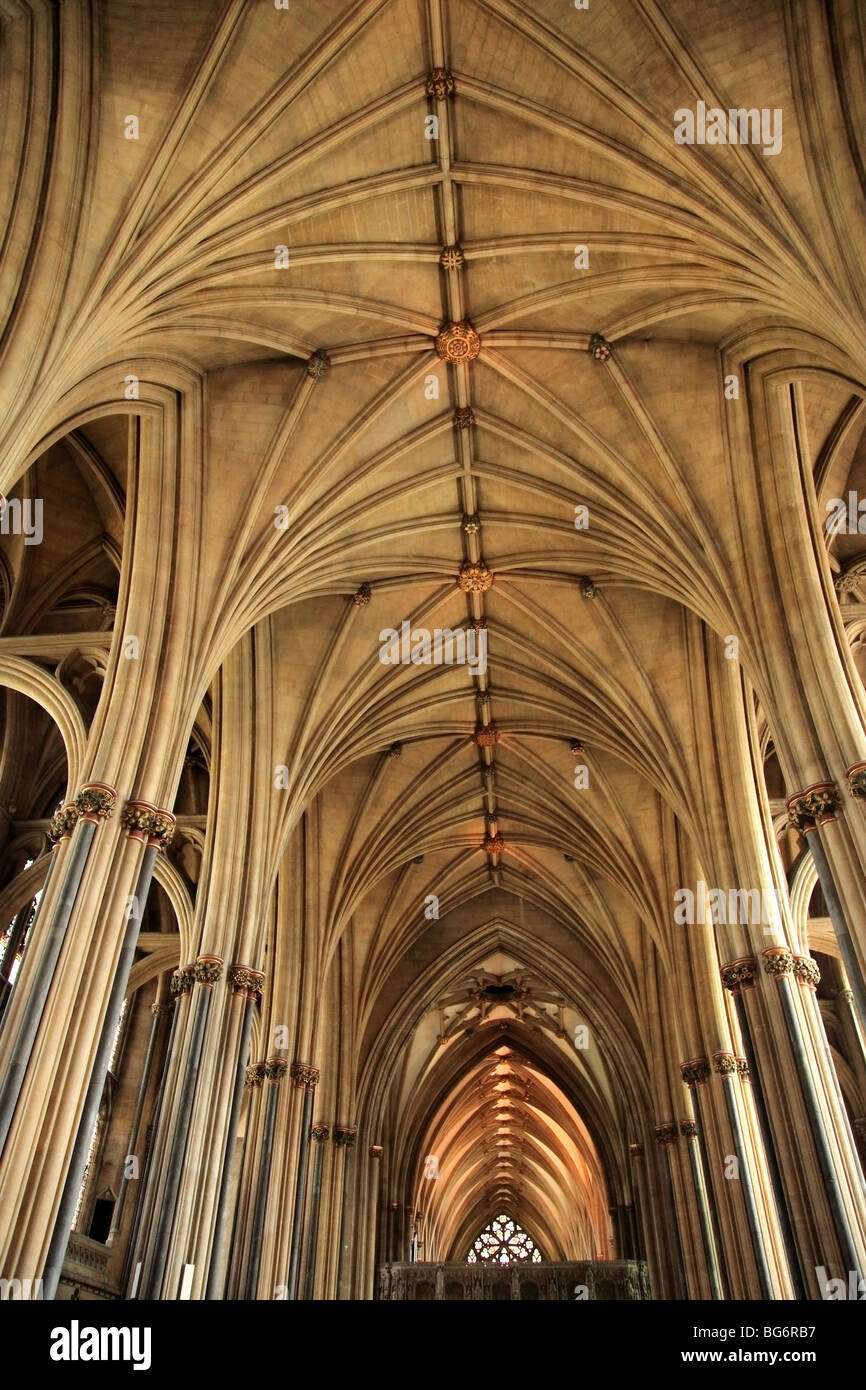 La cathédrale de Bristol à la perche, Angleterre Banque D'Images