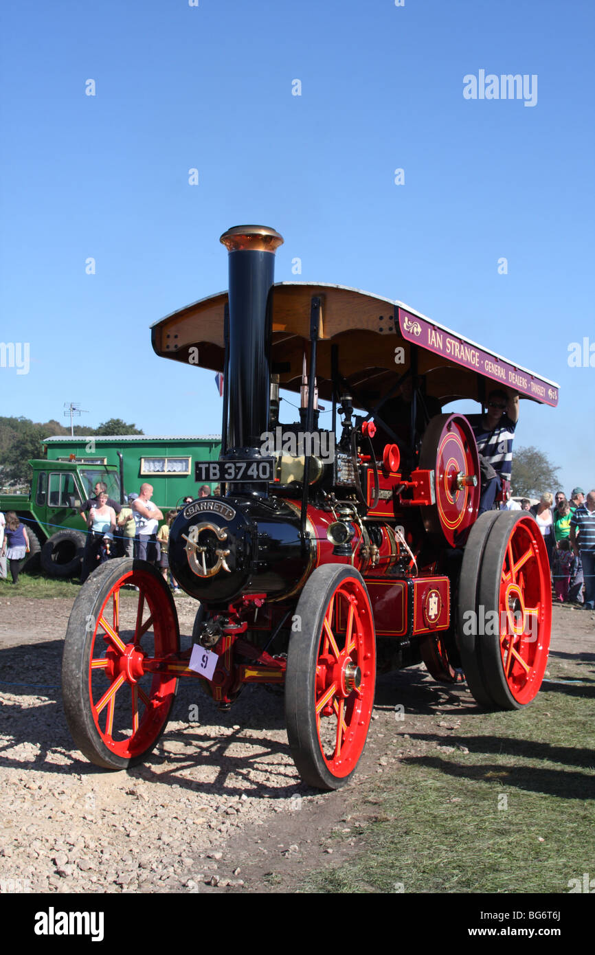 Un moteur de traction à vapeur à la vapeur de Cromford Rally, Derbyshire, Angleterre, Royaume-Uni Banque D'Images