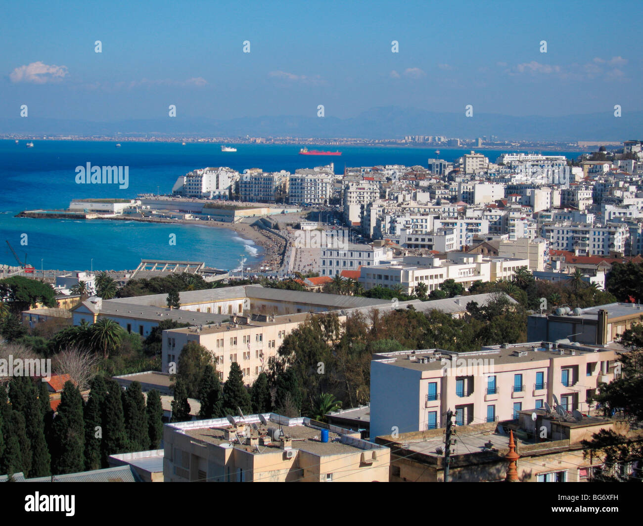 Sommaire des bay, à l'ouest de la ville d'Alger (Zighara et contexte Bab El Oued), l'Algérie, l'Afrique du Nord Banque D'Images